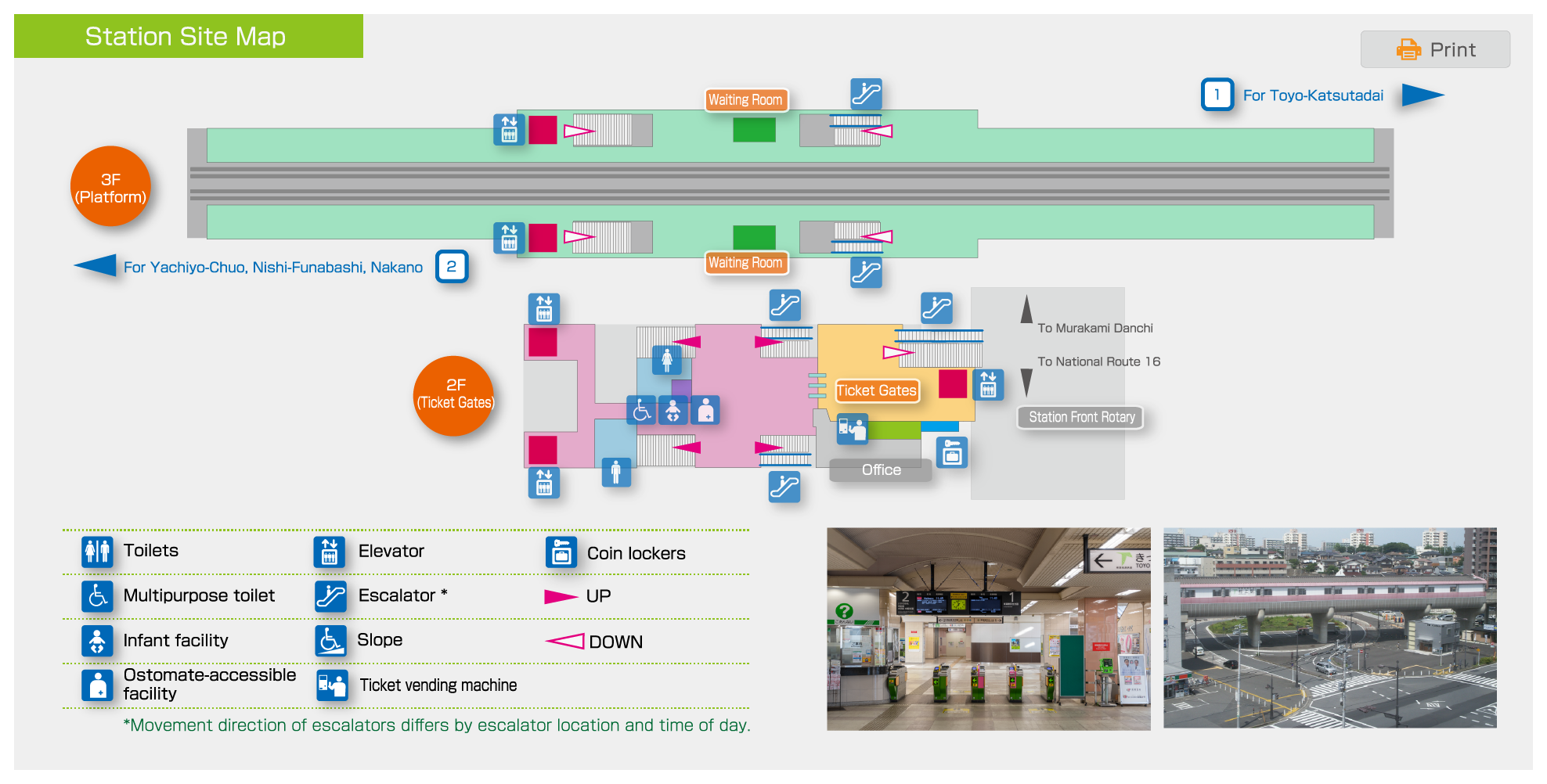 Station Site Map